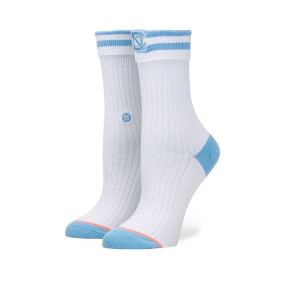 Stance Women's Blue North Carolina Anklet Socks - Picture 1 of 7